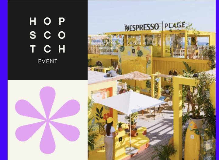 hopscotch event x plage nespresso